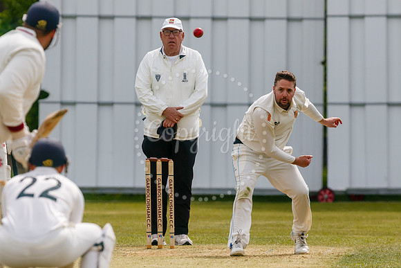 Cricket action from Garboldisham and Diss.