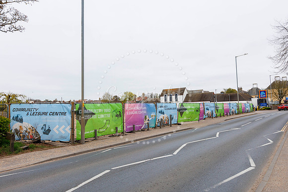 Diss Leisure Centre and former John Grose site