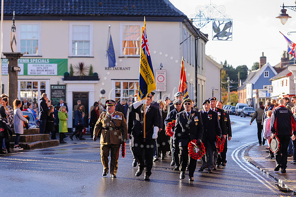 Harleston Annual Remembrance Parade and The Royal British Legion Poppy Appeal