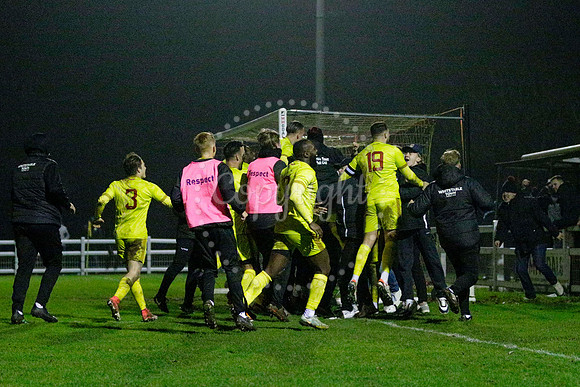 Football action from Walsham-le-Willows vs Whitstable Town