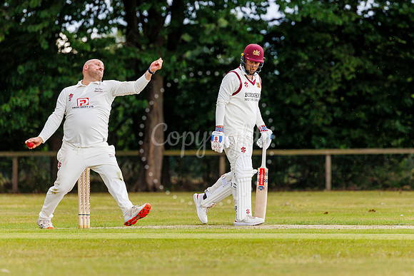 Cricket action from Garboldisham v Fakenham