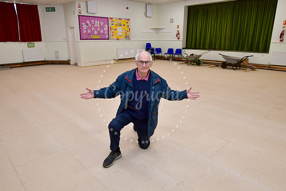 St Giles Community Hall, new floor in the main hall
