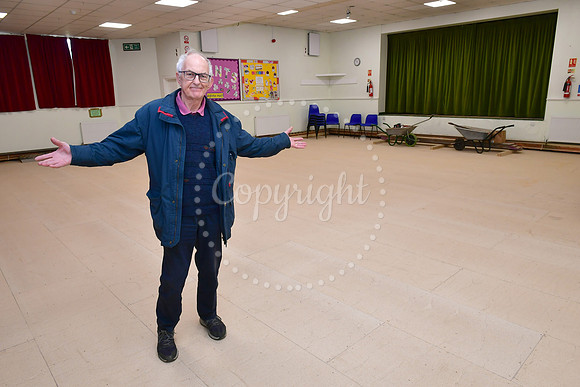 St Giles Community Hall, new floor in the main hall