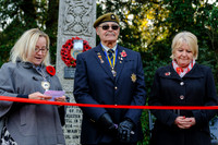 Official unveiling of the war memorial in Harleston