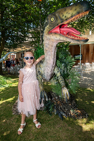 NJ July Racecourse, NewmarketDinosaur day.  Picture by Mark Wes