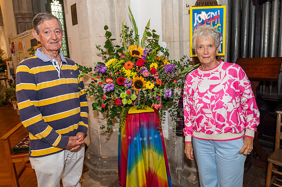 All Saints Church, HundonHundon Annual Flower Show, on the them