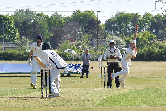 Collingham 1st XI v Attenborough cricket action