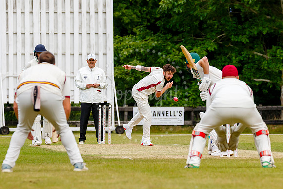 Cricket action from Old Buckenham v Norwich