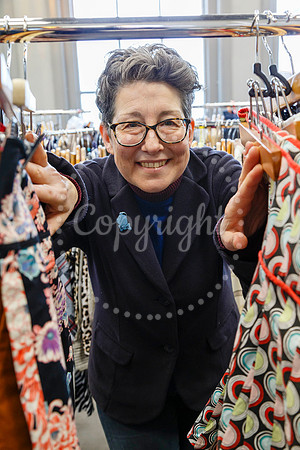 Blossom Charity in Eye held its first pop-up clothing sales