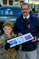 The launch of the Poppy Appeal in Diss Market Place by the Royal British Legion