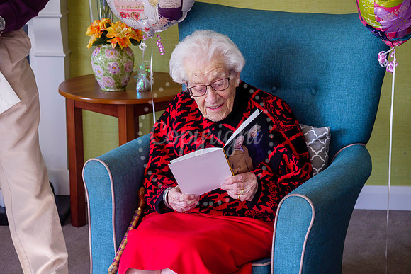 Louie Ellen ‘Hocky’ Lazell is celebrating her 105th