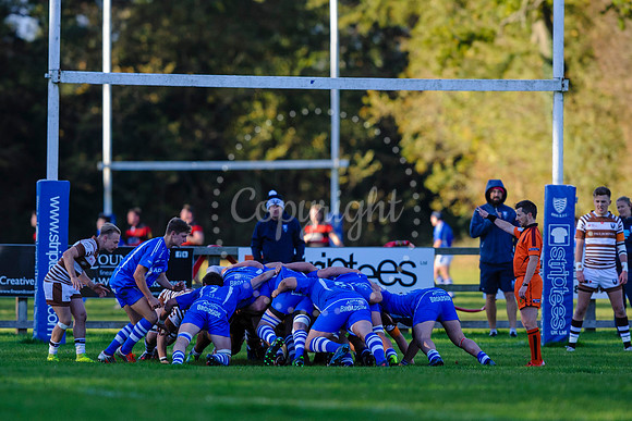 Rugby action from Diss v Southend Saxons in London 1 North.