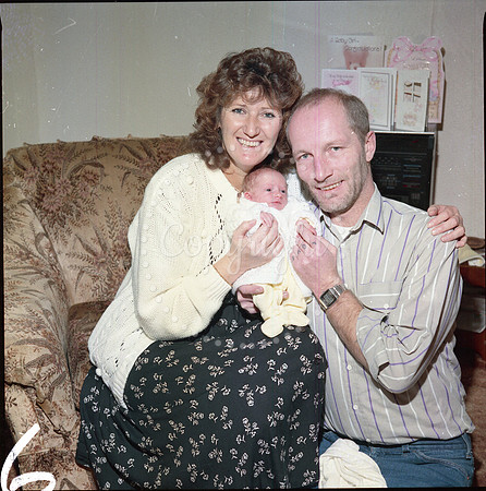 Barry and Liz Jenkins with miracle baby