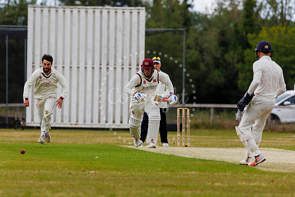 Cricket action from Garboldisham v Fakenham