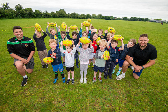 George Lambton playing fieldNewmarket Rugby Club mini eggs..you