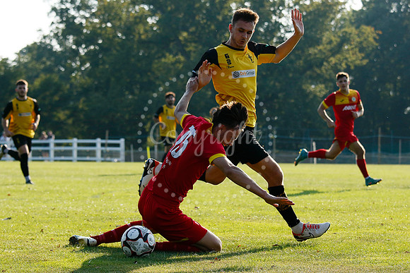 Football action from Walsham-le-Willows vs Fakenham Town