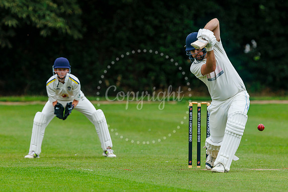 Cricket action from Diss CC v Lowestoft