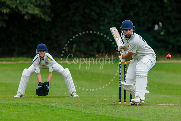 Cricket action from Diss CC v Lowestoft