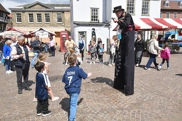 Steampunk Festival in Newark Market Place