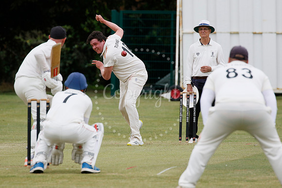 Cricket action from Diss vs Thetford Town