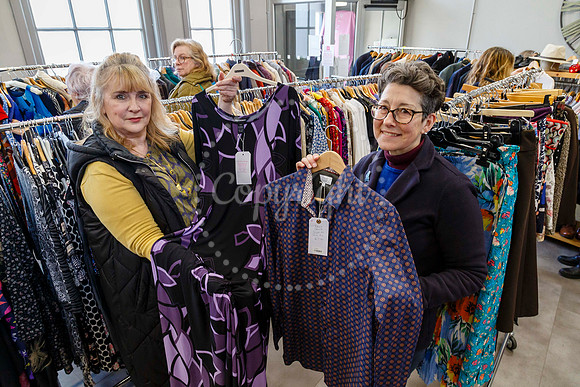 Blossom Charity in Eye held its first pop-up clothing sales
