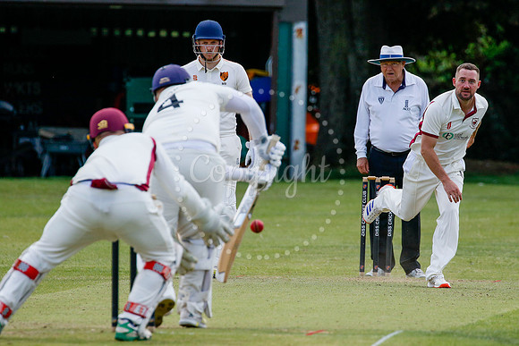 Cricket action from Diss vs Old Buckenham