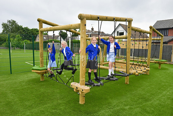 Farnsfield St Michael's primary school, new outdoor area