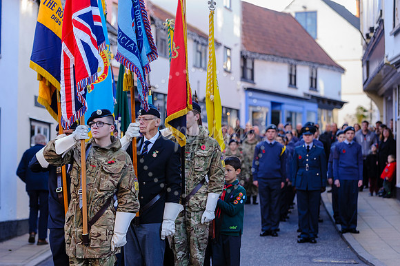 Diss Annual Remembrance Parade and The Royal British Legion Poppy Appeal