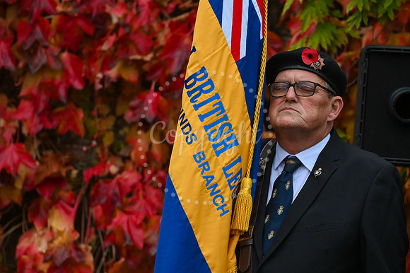 Rose Garden, Abbey Gardens Remembrance service. Picture by Mark
