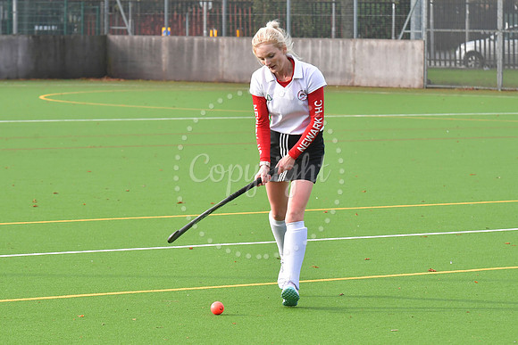Newark Ladies 2nds ( white) v Newark Ladies 3rds (green) hockey