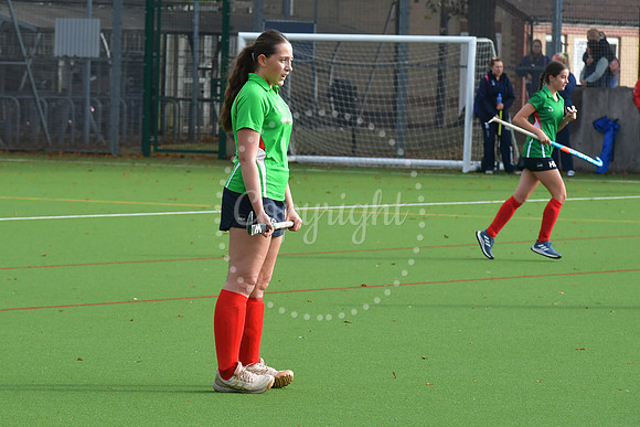 Newark Ladies 2nds ( white) v Newark Ladies 3rds (green) hockey