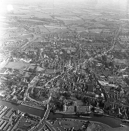 Aerial Newark pictures 1964
