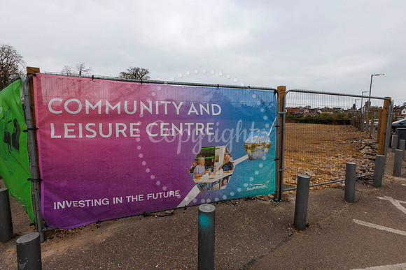 Diss Leisure Centre and former John Grose site