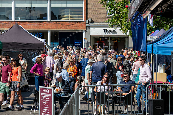 Bury St Edmunds town centreBury St Edmunds Food and Drink Festi