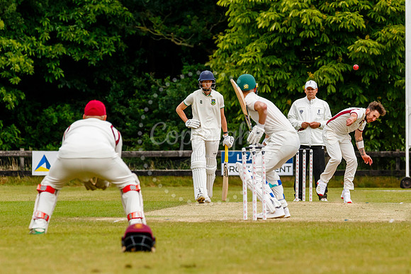 Cricket action from Old Buckenham v Norwich