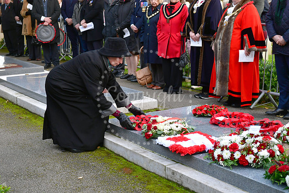 All Souls ceremony at Newark Cemetery polish war graves