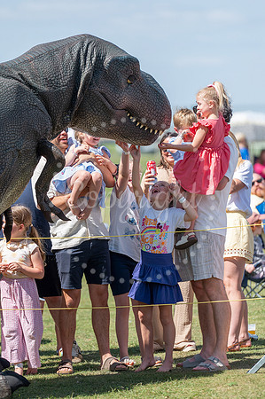NJ July Racecourse, NewmarketDinosaur day.  Picture by Mark Wes