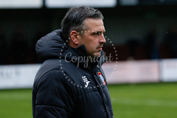 Diss Town FC Manager Garth Good.