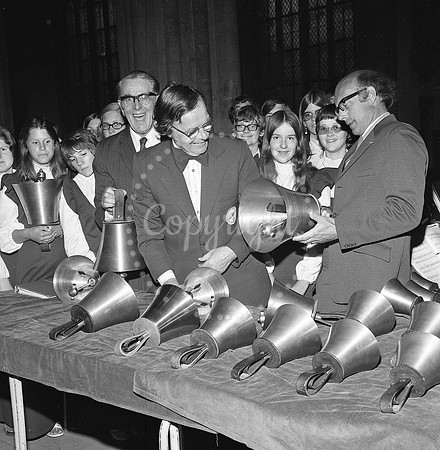Bellringers at Newark Parish Church - 50 years ago