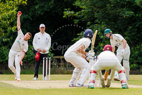 Cricket action from Old Buckenham v Norwich