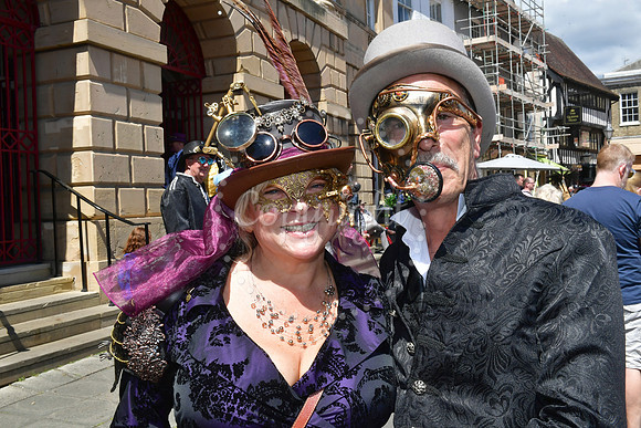 Steampunk Festival in Newark Market Place