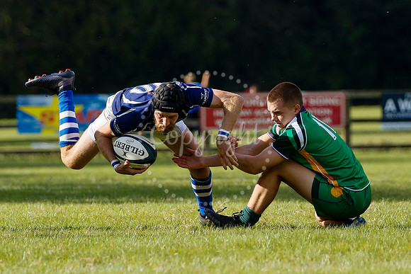 Rugby action from Diss vs Saffron Walden