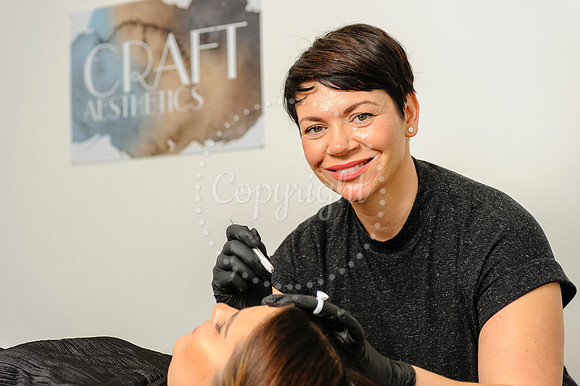 Andrea Orton of Craft Aesthetics in Diss, who's new offering Microblading