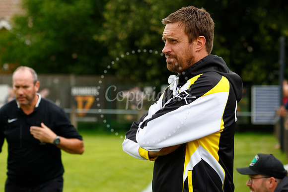 Harleston Town FC Manager Matt Halliday