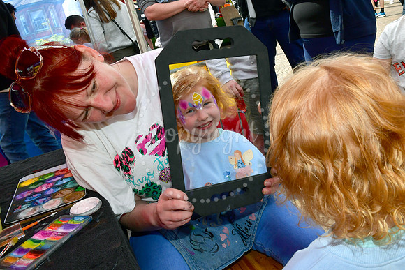 Beaumond House Easter fun day in Newark Market Place