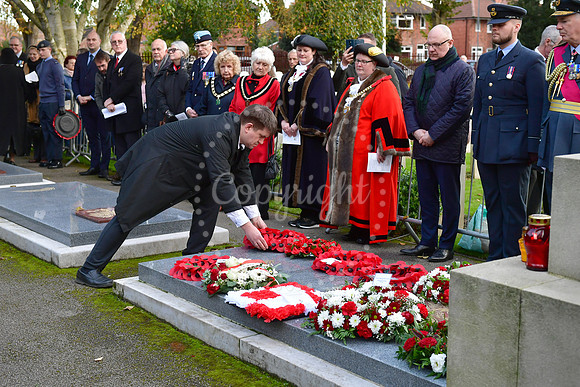 All Souls ceremony at Newark Cemetery polish war graves