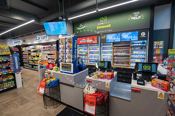 Elmswell Services, off A1088 by A14 eastbound junction 47. New