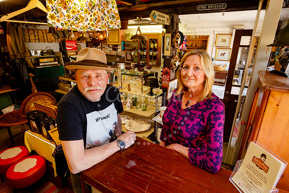 Steve and Sandra Bishop of Retro Pimp in Rushall