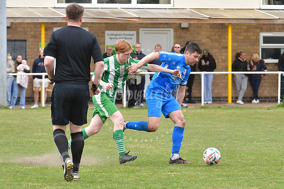 Willie Hall Cup Final. Holy Trinity (Green) v Rose and Crown (Bl