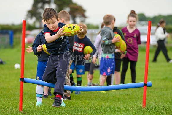 George Lambton playing fieldNewmarket Rugby Club mini eggs..you